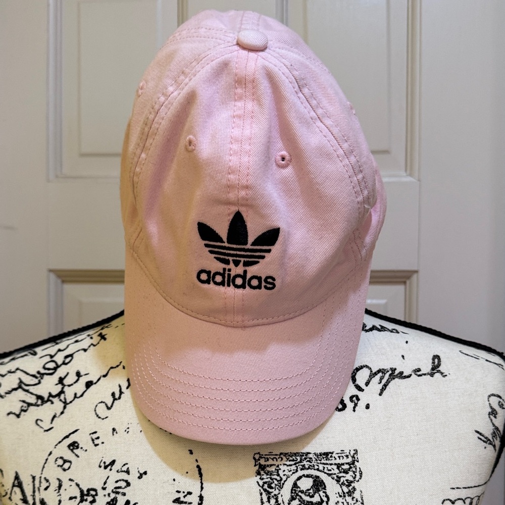 Adidas Light Pink Cap with Black Logo